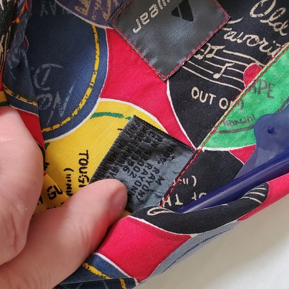 Lizwear 1980s record album blouse - Picture 3 of 7